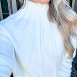 By My Side Batwing Sweater - White