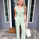 Serene Summer Gold Detail Vest
