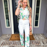 Wild Palms Collard Top