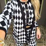Regal Harlequin Top