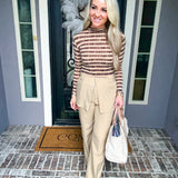 West End Sheer Mockneck Top