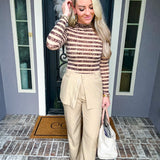 West End Sheer Mockneck Top