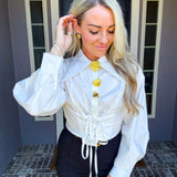 Golden Corset Blouse