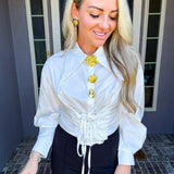 Golden Corset Blouse