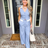 Pinstripe Blues Trousers