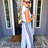 Modish Striped Jeans