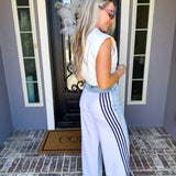 Modish Striped Jeans