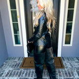 Temptress Snakeskin Full Leg Boot