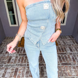 Queen In Denim & Diamonds Top