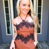 Amber Lane Lace Halter
