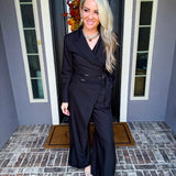 Boardroom Belle Skirt Pant - Black