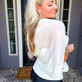 Sweet Feels Chiffon Blouse