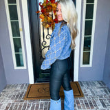 Blue Jean Baddie Denim Boot