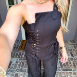 Monaco Nights One Shoulder Top