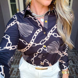 Empire Chain Link Blouse