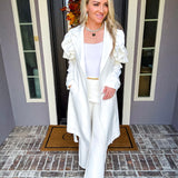 Downtown Allure Ruffle Trench