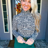 Street Sophisticate Tie Back Blouse