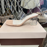 Classic Clear Block Heel