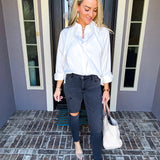 Center Stage Black Distressed Jean