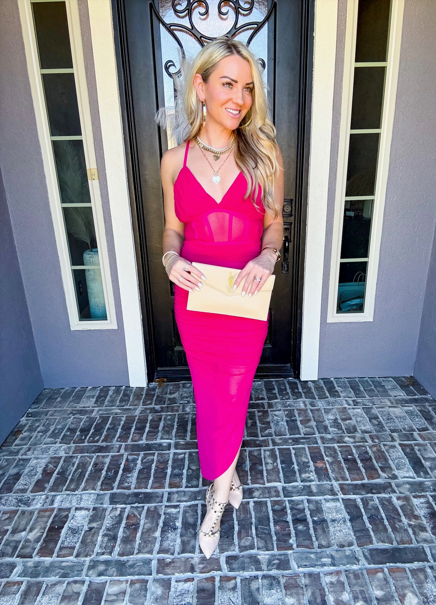 Spring Glow Fuchsia Bodycon Dress – Love Always Boutique