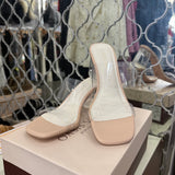 Classic Clear Block Heel
