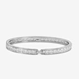 Ashley Melrose Lock Cuff 6mm - Silver