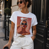 Too Glam To Care Jeweled Tee