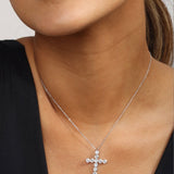 Oh She Fancy Cross Pendant - Silver