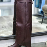 Miss Independent Knee High Boot - Cognac