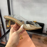 Diamond De Fleur Kitten Heel - Gold