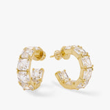 The Queens .75 Hoops - Gold