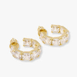 The Queens .75 Hoops - Gold