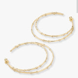 Big Ass Doubled Hoops 2.5 - Gold
