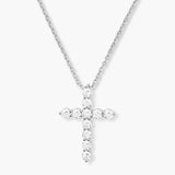 Oh She Fancy Small Cross Pendant - Silver