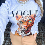 Vogue Leopard Sweatshirt
