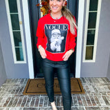 Preorder - Vogue Santa Sweatshirt