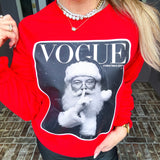 Preorder - Vogue Santa Sweatshirt
