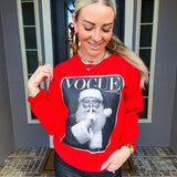 Preorder - Vogue Santa Sweatshirt