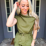 Style Muse Belted Top
