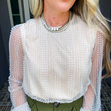 Starlight Beaded Top