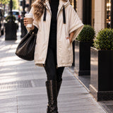 Layered In Luxury Down Jacket - Cream