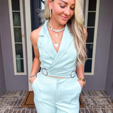 Midsummer Glow Halter Vest