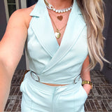 Midsummer Glow Halter Vest