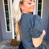 Bow Kissed Jeweled Sweater