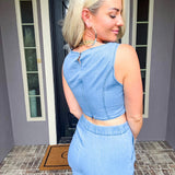 Lovers Whisper Denim Top