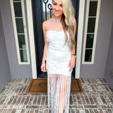 White Lotus Lace Dress