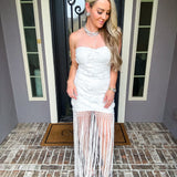 White Lotus Lace Dress