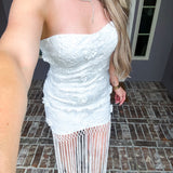 White Lotus Lace Dress