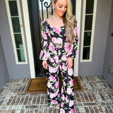 Petals & Prosecco Floral Jumpsuit