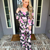 Petals & Prosecco Floral Jumpsuit